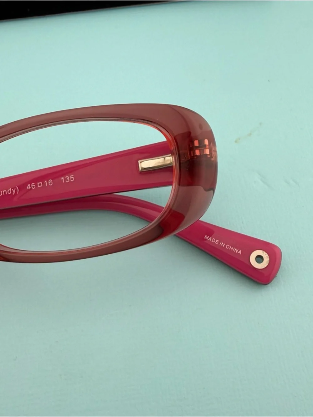 Coach Kids Eyeglass Frames HC6016 Saige 5054 Burgundy Pink 46-16-135